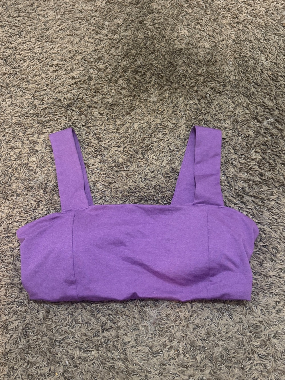 5 for $25 Old Navy Purple Square-Neck sport bra